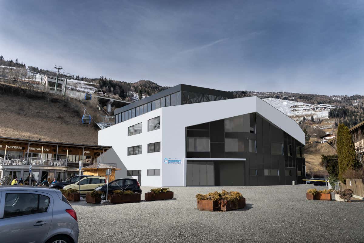 Il rendering della nuova cabinovia del Monte Cavallo  Vipiteno, una nuova cabinovia al Monte Cavallo