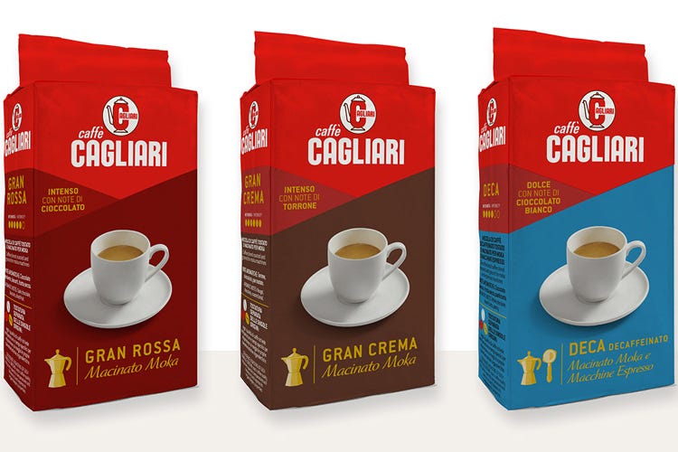 Il nuovo packaging (Caffè Cagliari compie 110 anniAd Host con una miscela 100% bio)