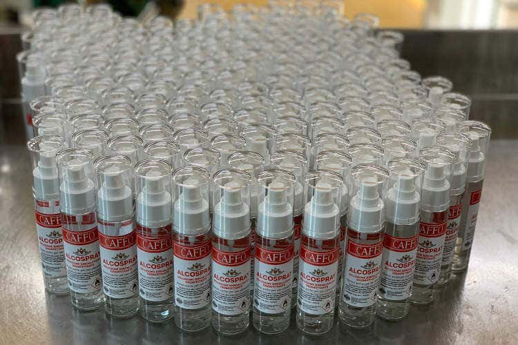 Lo spray prodotto dal Gruppo Caffo - Mascherine, dal Gruppo Caffo una soluzione per riutilizzarle