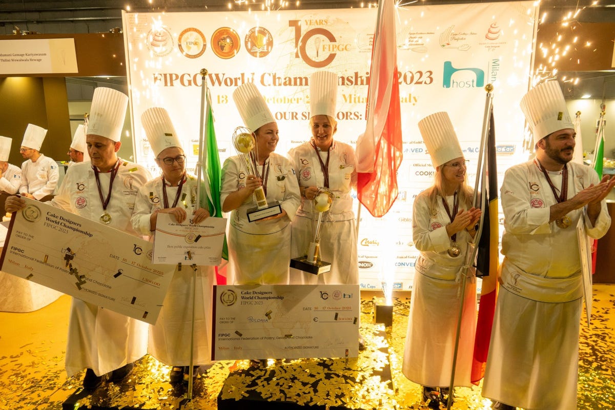 La Polonia vince il Campionato mondiale del Cake Design. Italia seconda