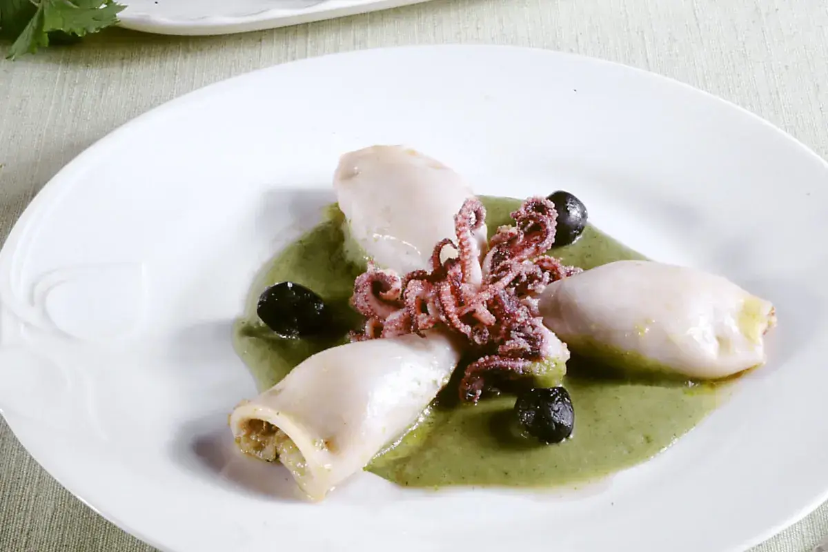 Calamari farciti ai carciofi
