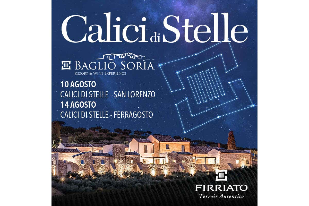 Calici di stelle, ad agosto quattro appuntamenti con i vini Firriato