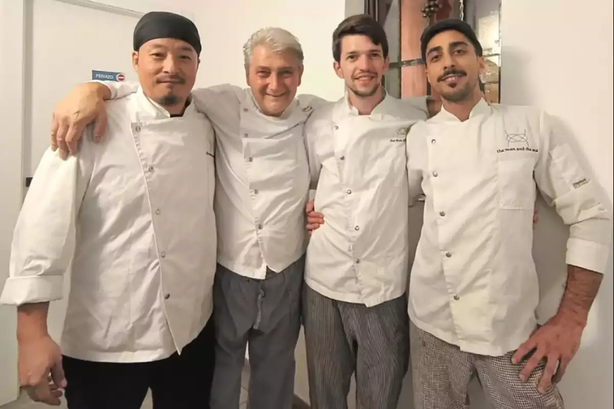 Vittorio Cameli con la sua giovane brigata The man and the sea: cucina di mare nel centro storico di Bologna