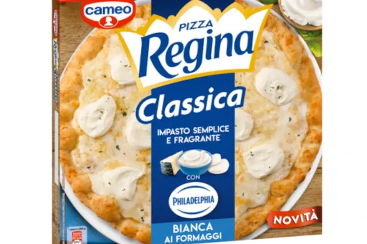 La nuova Pizza regina Classica 4 formaggi Cameo e Philadelphia firmano la nuova pizza Regina Classica