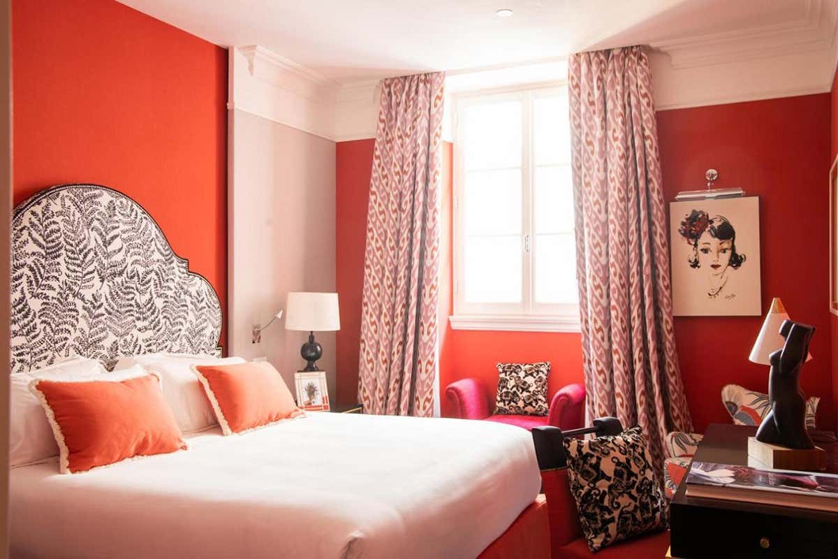 Una delle 30 stanze FINIRE A Roma Don Pasquale, il ristorante con dentro un hotel!