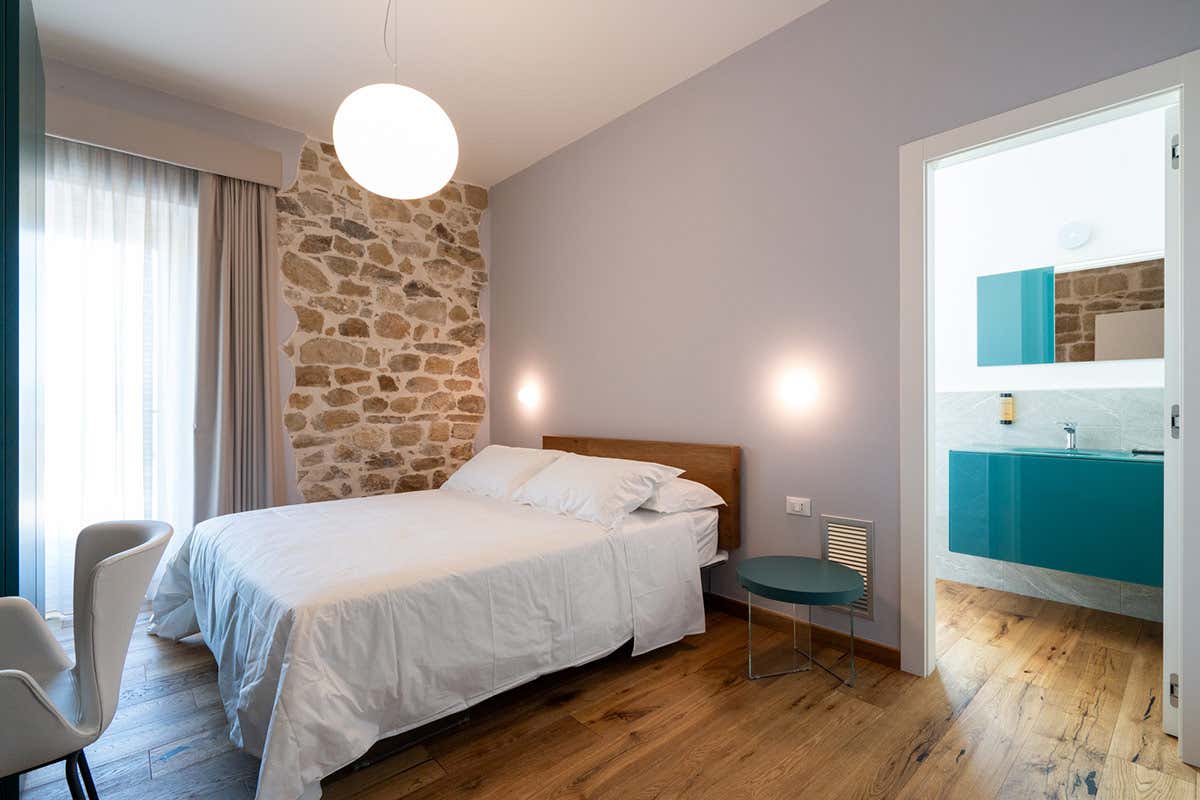 Una delle camere di Fontanavecchia