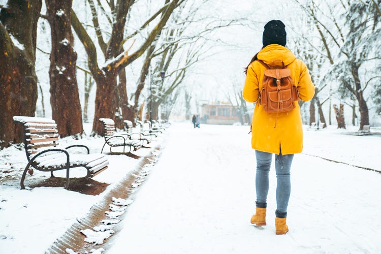 Camminare fa bene anche quando fa molto freddo (Camminare in invernofa bene anche quando fa freddo)