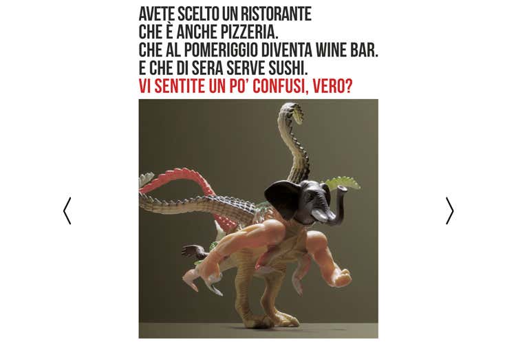 L'immagine scelta per la campagna pubblicitaria (Agenzie di comunicazione Tra la jungla di news regna il caos)