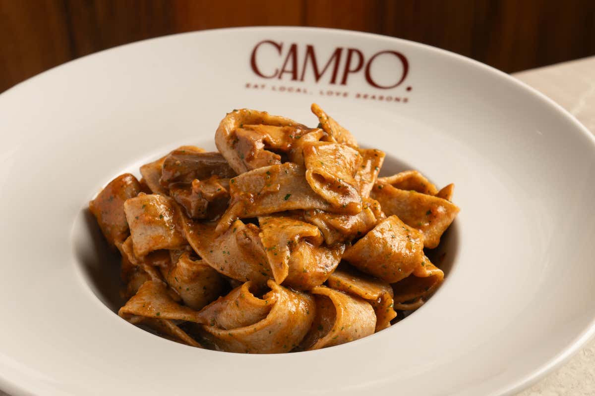 Fettuccine al ragù di Campo