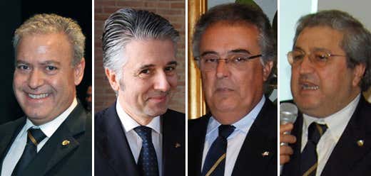 da sinistra: Antonello Maietta, Alessandro Scorsone, Romeo Mancini, Emanuele Conte da sinistra: Antonello Maietta, Alessandro Scorsone, Romeo Mancini, Emanuele Conte