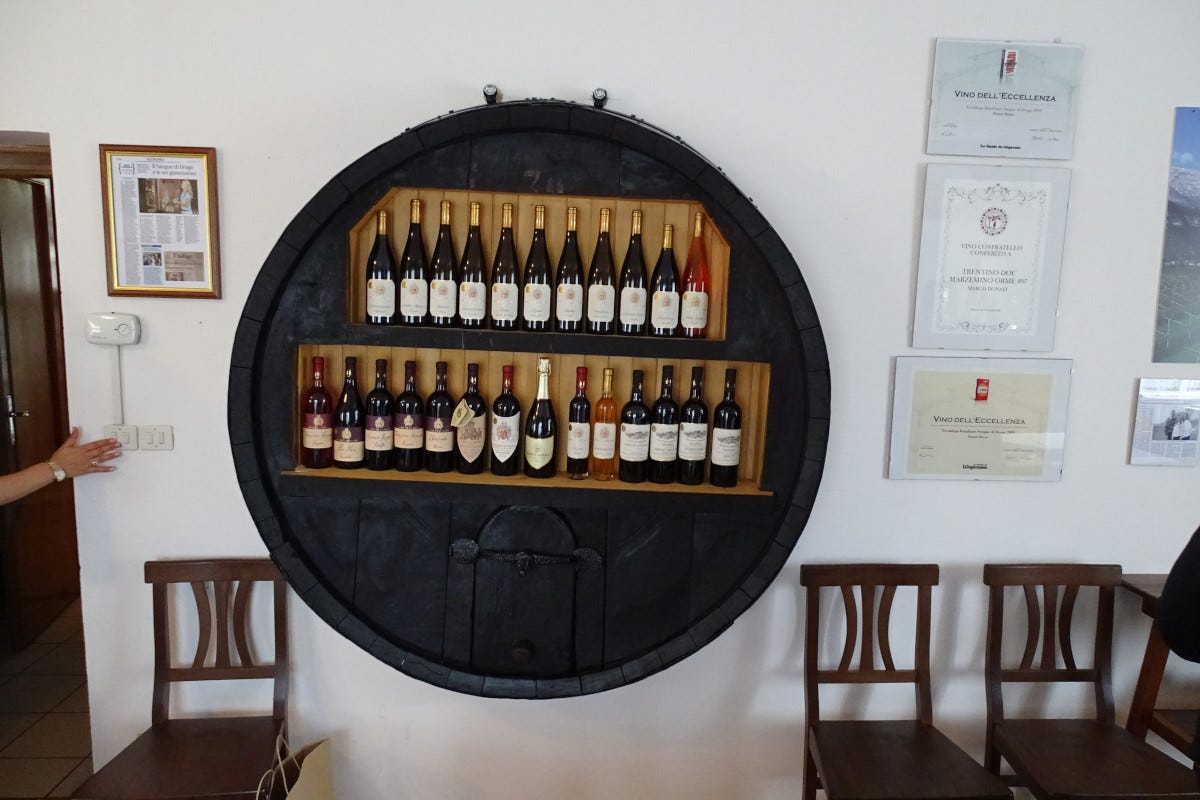 I vini di Cantina Donati  Cantina Marco Donati: da 160 anni punto di riferimento della tradizione enologica trentina
