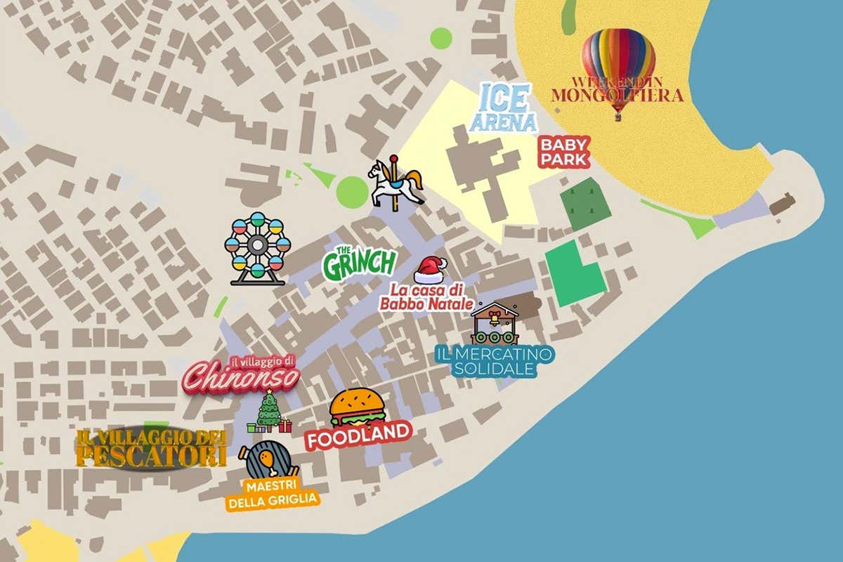 Chinonsò arriva a Caorle: il villaggio del Grinch invade le calli storiche