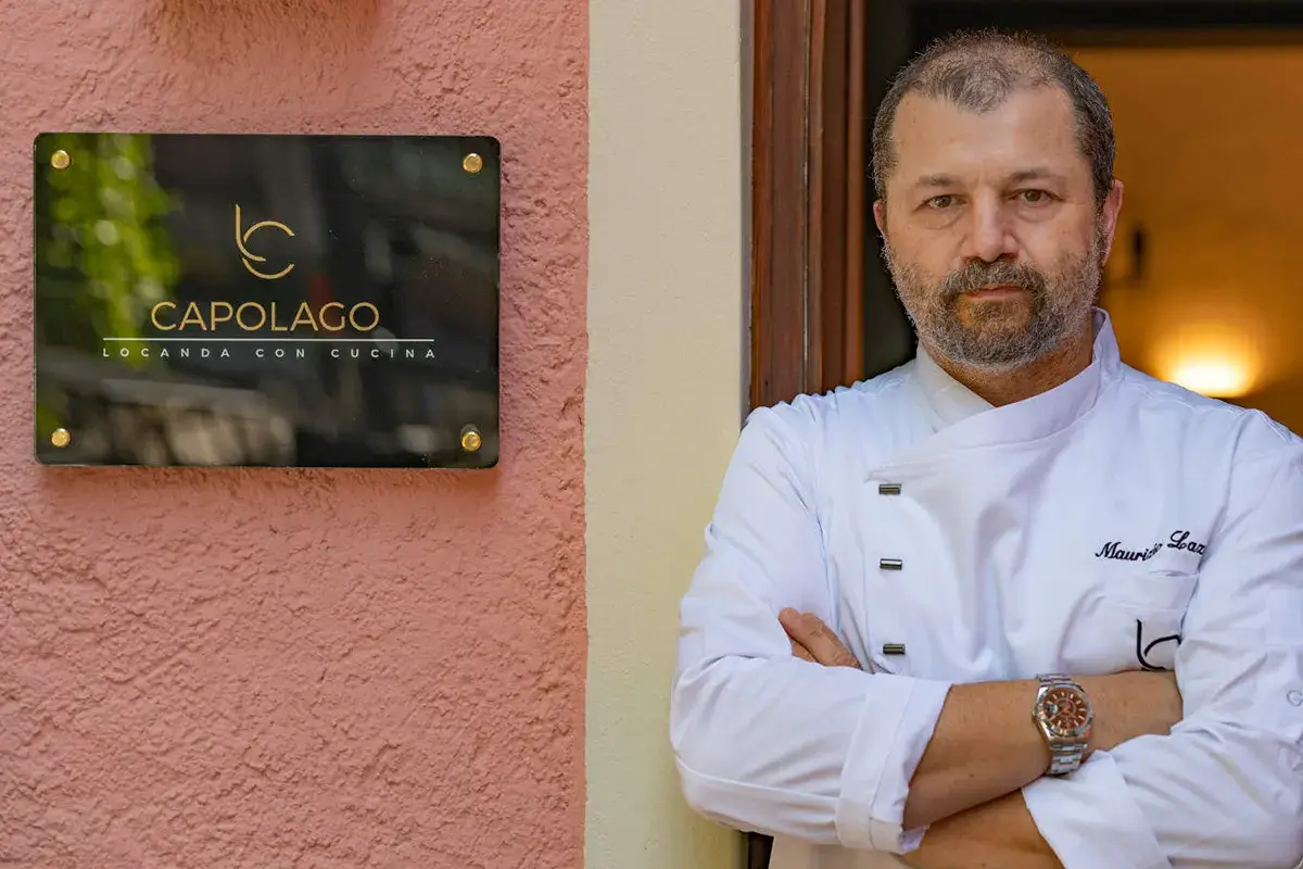 Maurizio Lazzarin Locanda Capolago entra tra i Ristoranti del Buon Ricordo grazie a Riso e Persico