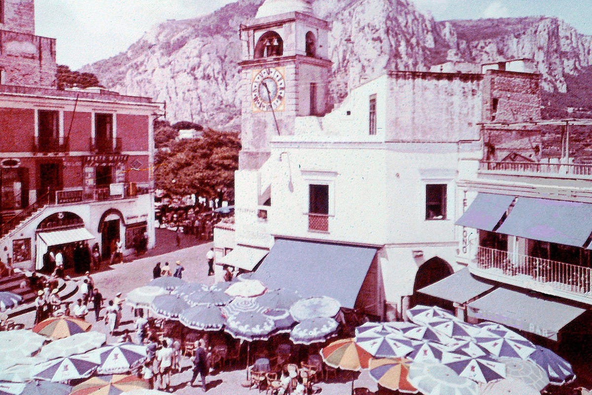 La piazza di Capri 
