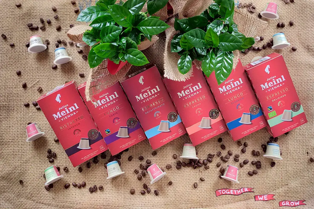 Le nuove capsule compostabili &ldquo;zero waste&rdquo; di Julius Meinl 