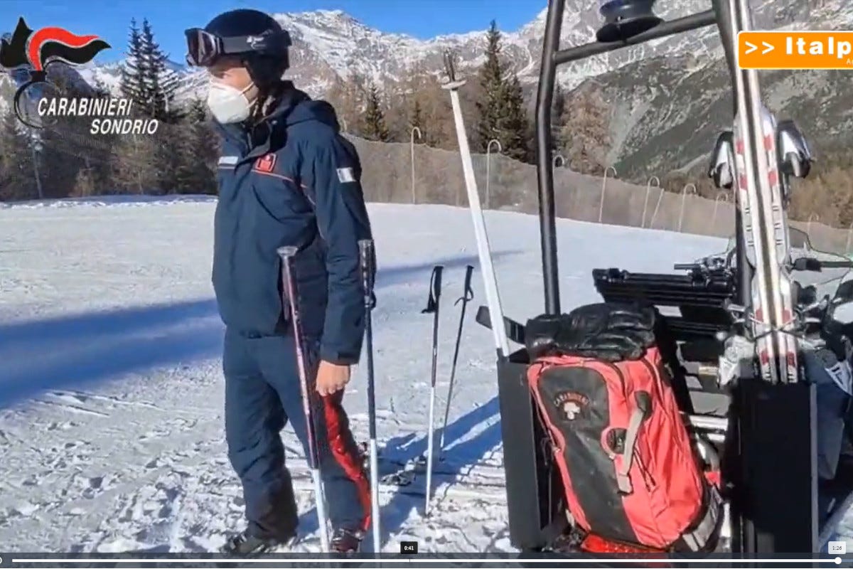 Sondrio: Controlli capillari dei Carabinieri sulle piste da sci