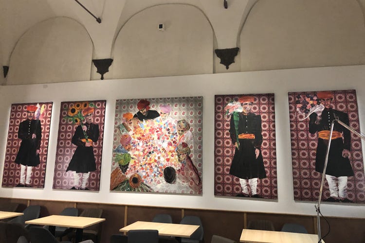 L'interno del locale (Apre a Bologna il caffè artistico del pasticcere Sebastiano Caridi)