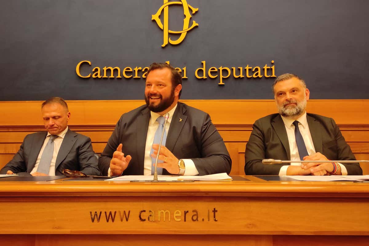 Francesco Lollobrigida, Mirco Carloni e Luca De Carlo