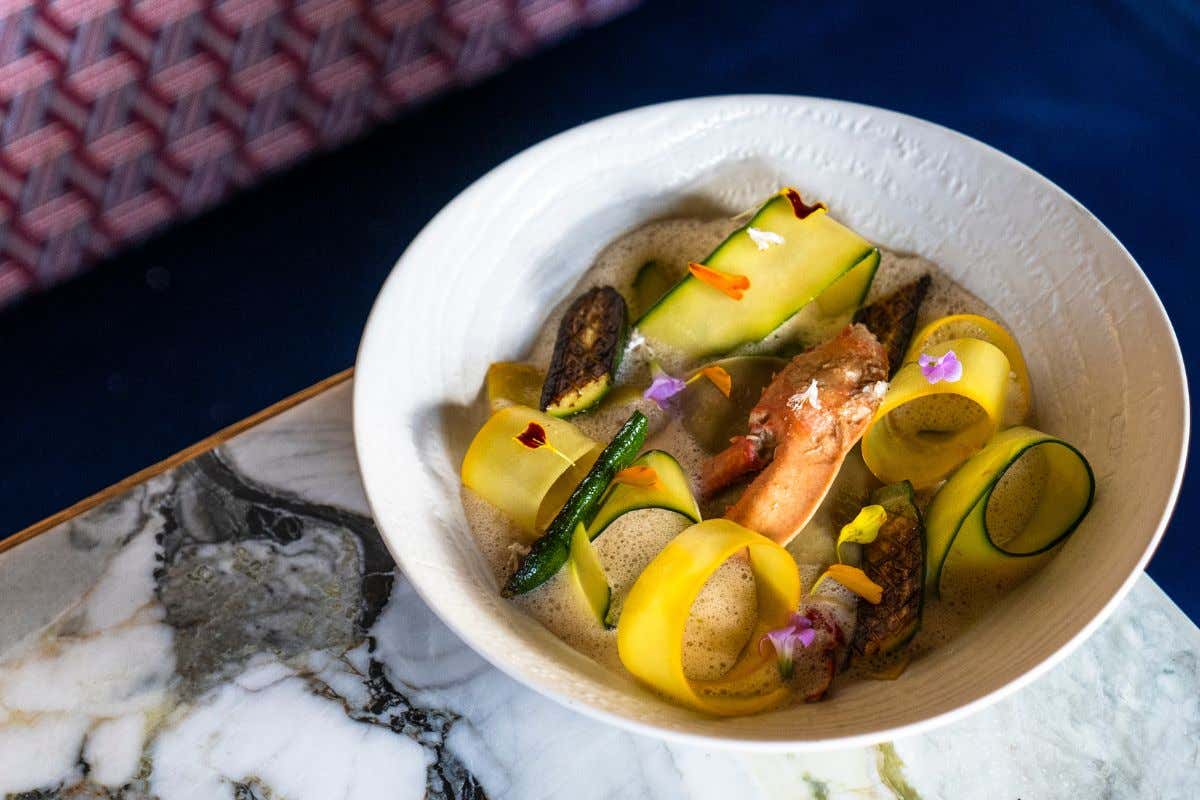 La cucina di Carmine Cinque, a Parigi tra Mediterraneo e materia prima