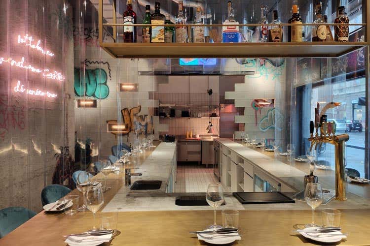 La sala del ristorante - Un ristorante con un'idea fissa A Milano la Carne &egrave; protagonista