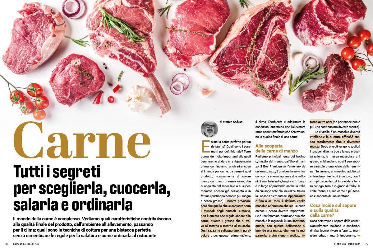 Dalla carne al vino, le novità per aggiornarsi con Italia a Tavola di ottobre