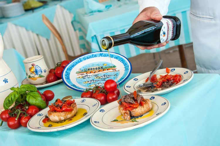 I piatti del ristorante Le Bagnarole - Vacanze d'autunno in Salento negli alberghi del Gruppo Caroli