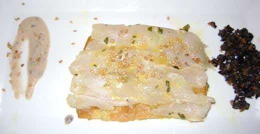 Carpaccio di baccal&agrave;