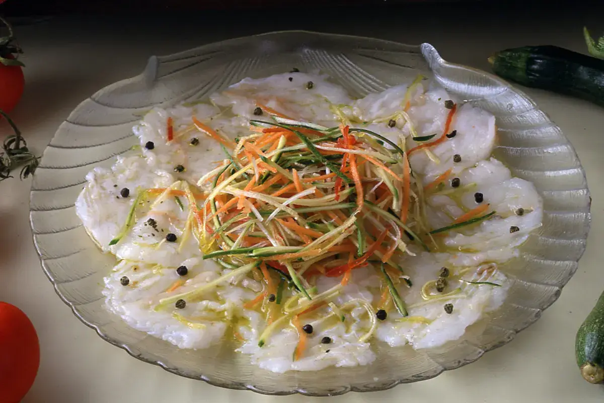 Carpaccio di baccal&agrave;