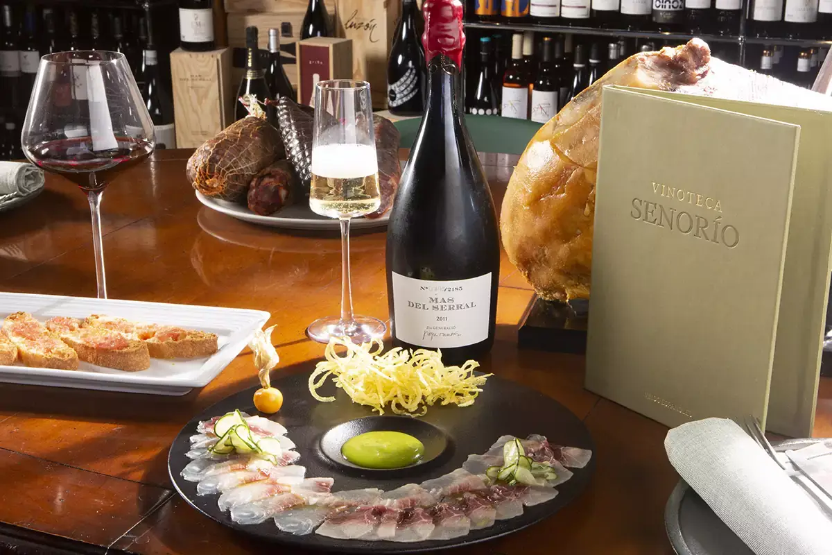 Carpaccio di pesce spada con emulsione di clorofilla Con Se&ntilde;or&igrave;o arriva a Milano la vera cucina di Spagna