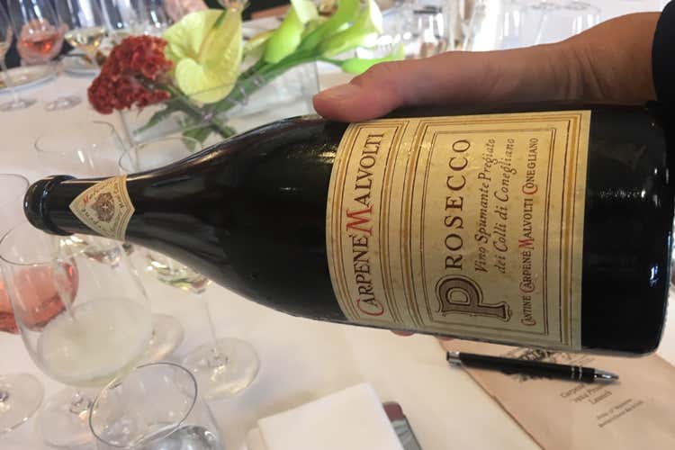 La storica etichette del Prosecco di Carpen&egrave; Malvolti (Le bollicine di Carpen&egrave; Malvolti incontrano la cucina di Marzetti)