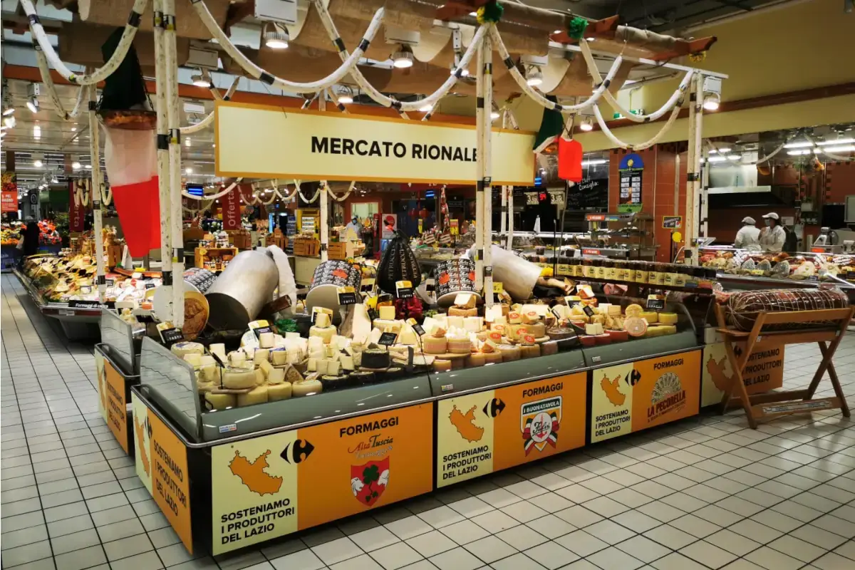 Carrefour sostiene 28 produttori locali del Lazio