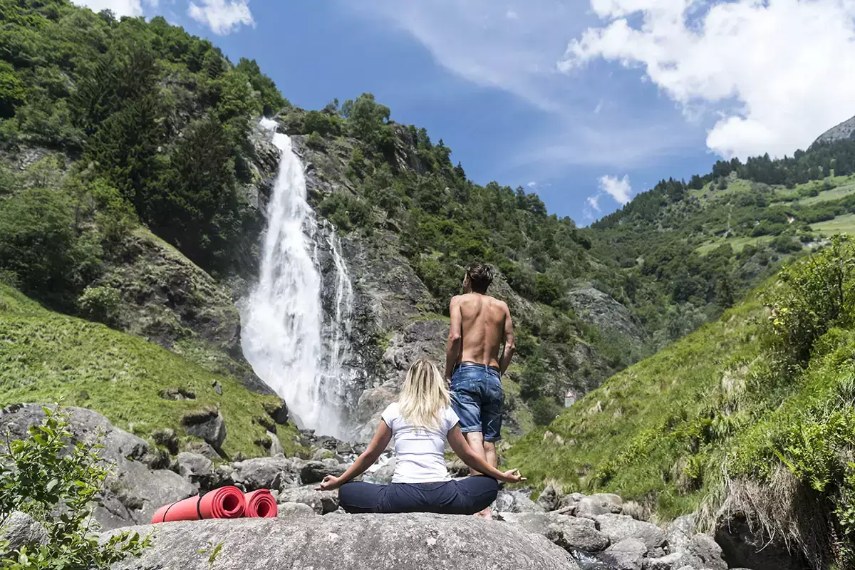 Il microclima della cascata &egrave; salutare - Foto HR 2017 Rimettersi in forma all&rsquo;Hotel Hanswirt
