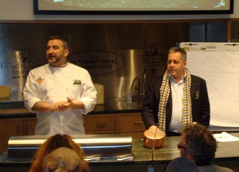 da sinistra: Cesare Casella e Mario Caramella