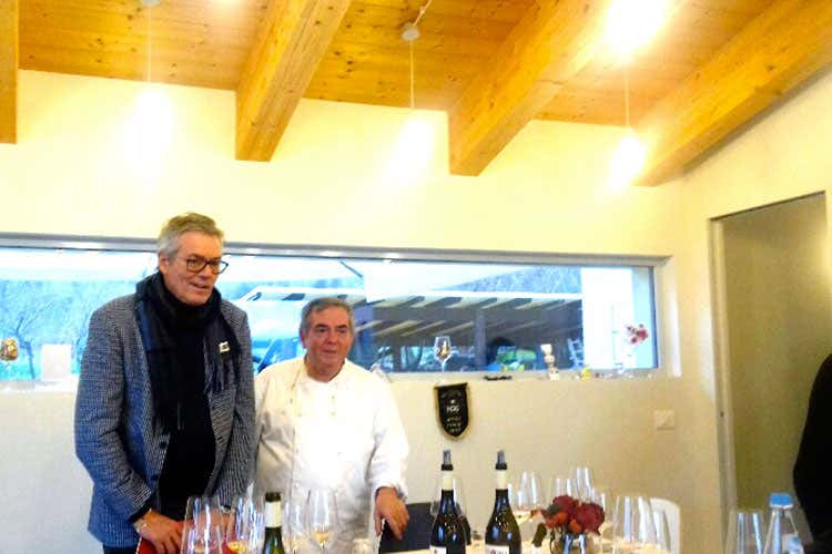 Massimo Biagiali e Lino Gagliardi (La cassoela di Lino Gagliardi conquista i marchigiani)