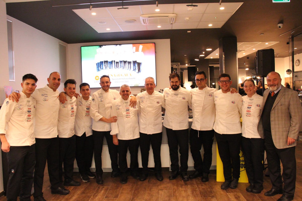 La Nazionale italiana cuochi pronta per la Coppa del mondo di cucina