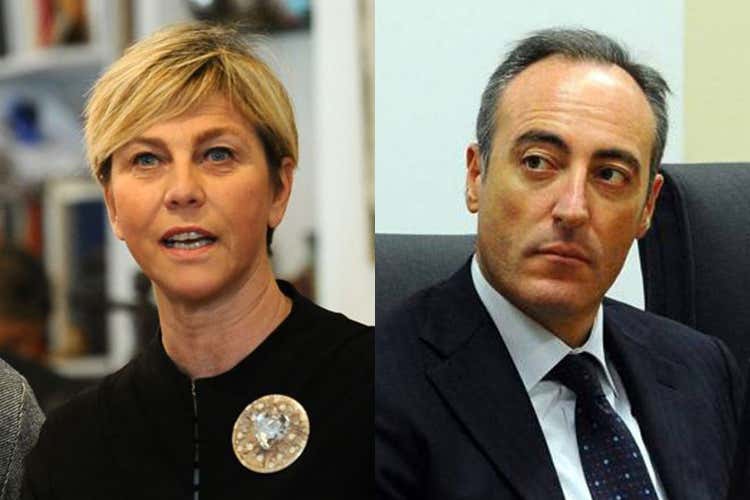Laura Castelletti e Giulio Gallera - Brescia reclama medici e tamponi Scontro tra vice sindaco e Gallera Laura Castelletti e Giulio Gallera - Brescia reclama medici e tamponi Scontro tra vice sindaco e Gallera