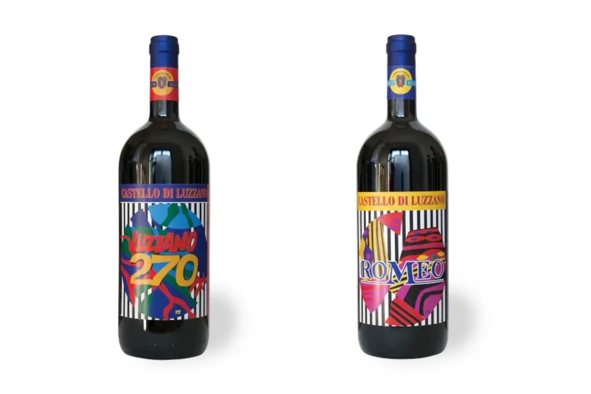 Da sinistra il Luzzano 270 e il Romeo Castello di Luzzano mette in mostra i suoi nuovi vini rossi
