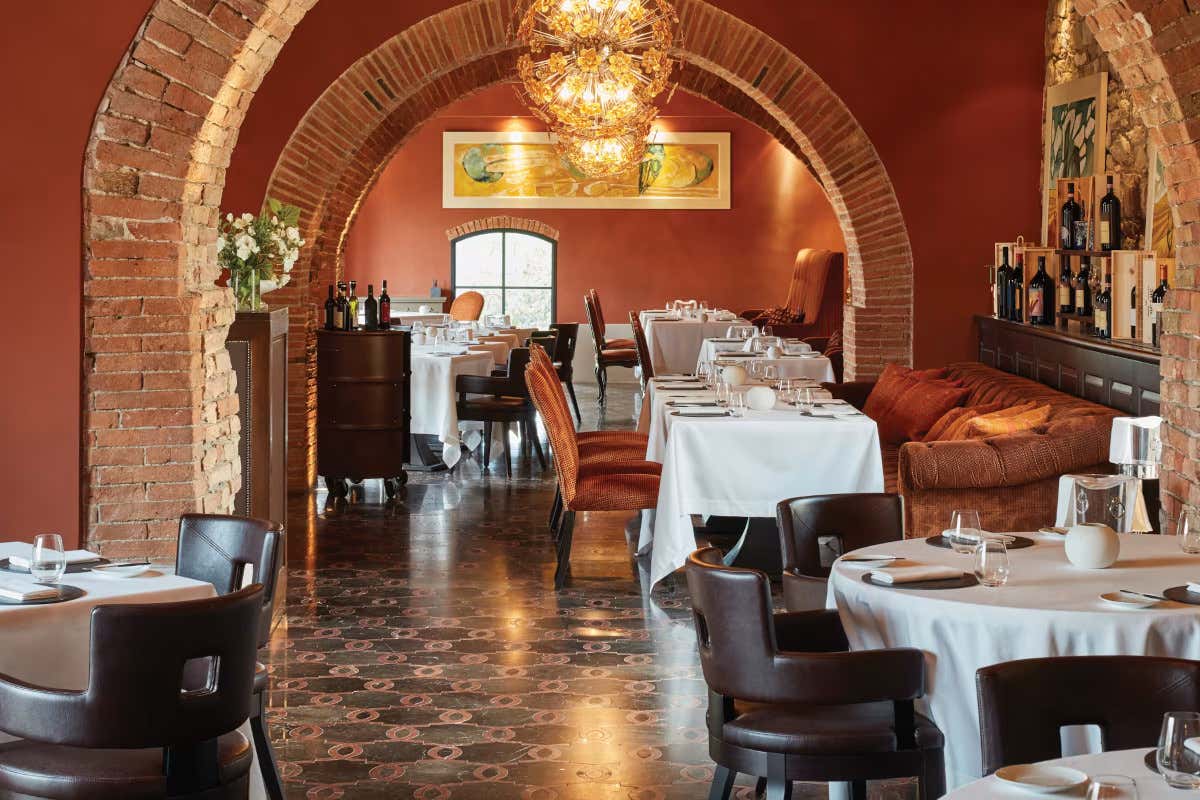 La sala del Ristorante Tosca