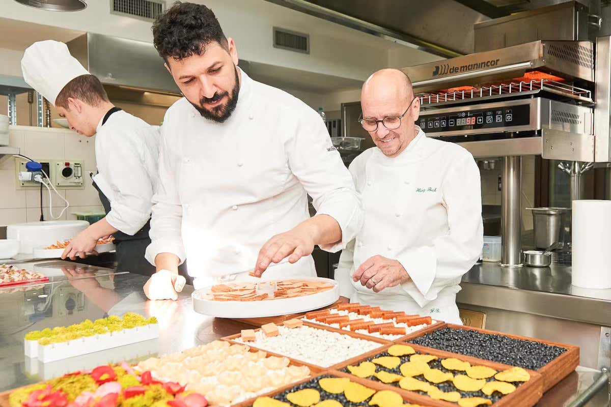Nel ristorante del castello di Fighine, dove Heinz Beck ha acceso una stella