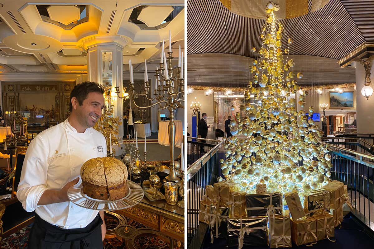 Dario Nuti e l'albero non albero Rome Cavalieri si accende per Natale, tra ecologia e gusto Dario Nuti e l'albero non albero Rome Cavalieri si accende per Natale, tra ecologia e gusto