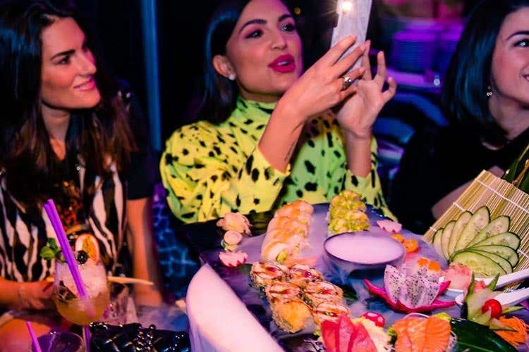 Il sushi di Just Cavalli - Il Just Cavalli punta sulla cucina In carta il sushi e la pizza gourmet