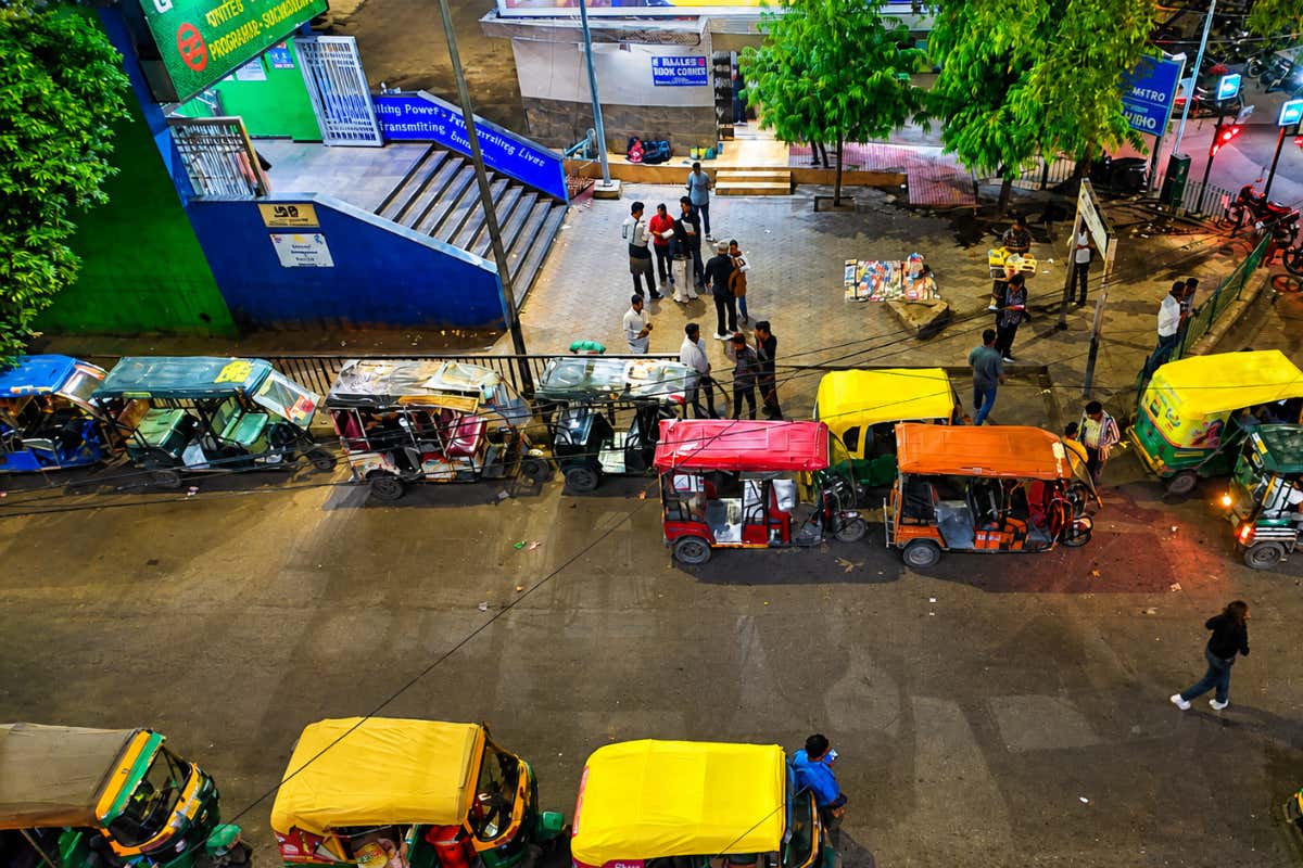 I Tuk Tuk sono un mezzo molto comodo e diffuso per spostarsi a Delhi