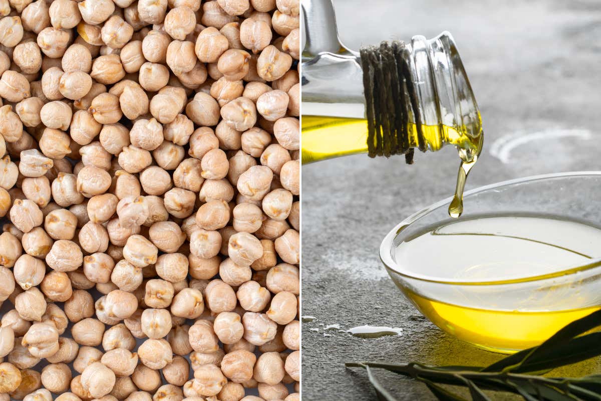 Più prodotto sul mercato e domanda stabile: giù i prezzi per ceci e olio evo