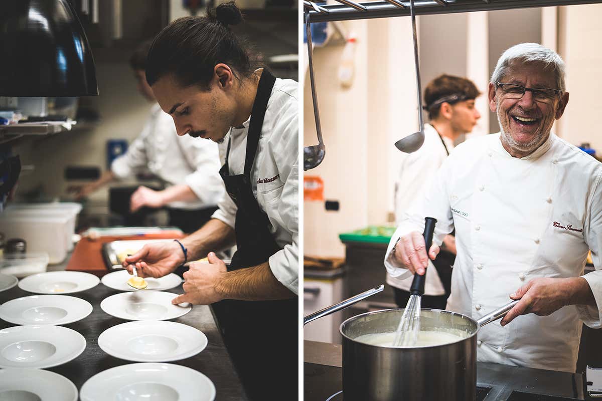 In cucina da Tano Simonato “Nati per stare insieme” da Tano Passami l’Olio