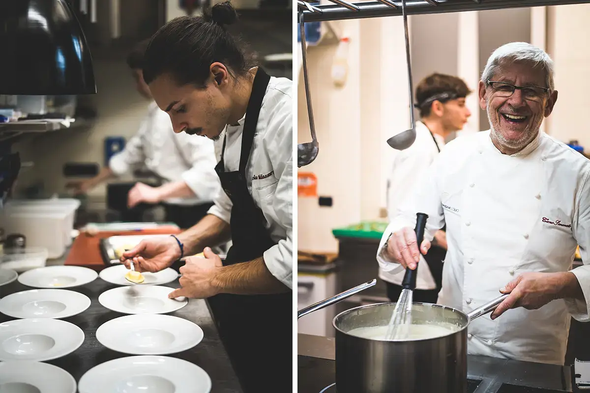 In cucina da Tano Simonato “Nati per stare insieme” da Tano Passami l’Olio