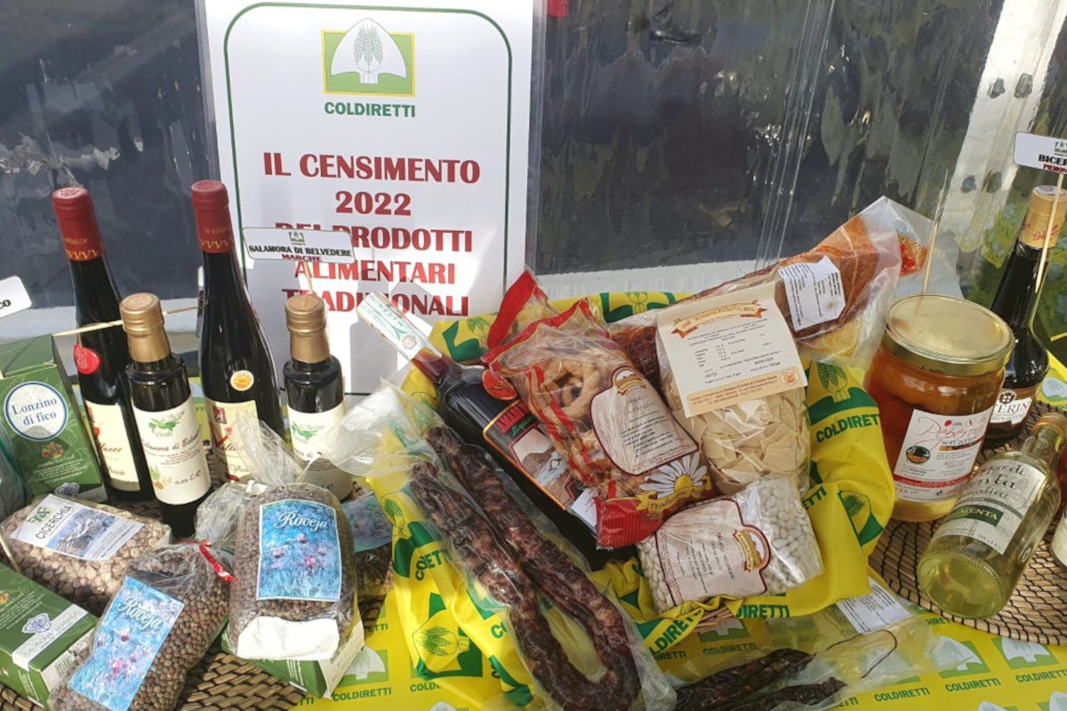 Alcuni dei prodotti nel Censimento di Coldiretti Coldiretti, nel censimento 5450 prodotti italiani a rischio per il caro energia e guerra