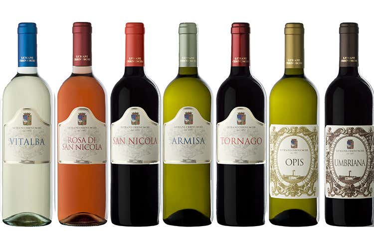 Le etichette dell'azienda (Lurani Cernuschi L&rsquo;incontro tra vino e arte)