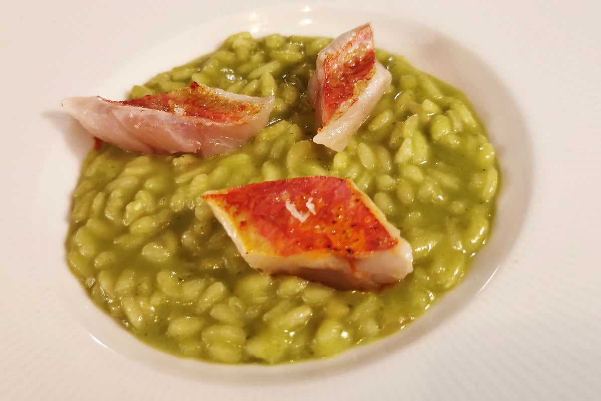 Risotto alle erbe spontanee Rivoluzione al Charleston da finire