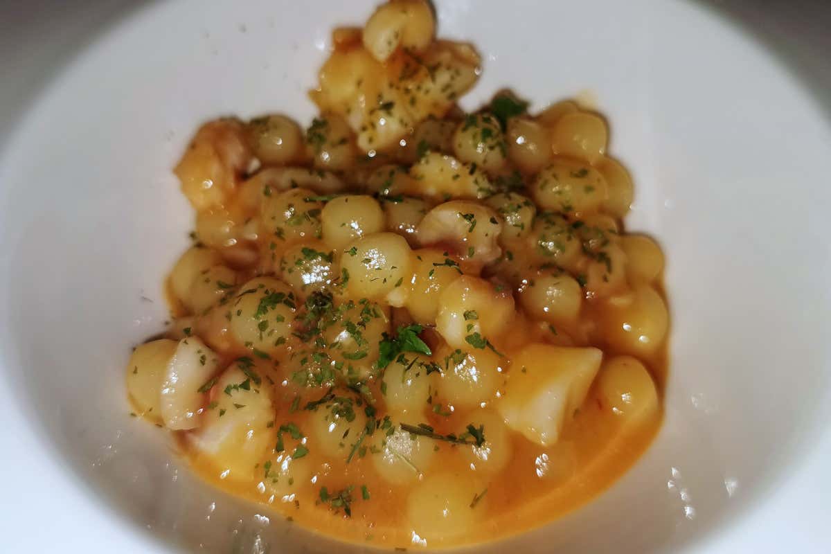 Gnocchetti al pesce Rivoluzione al Charleston da finire