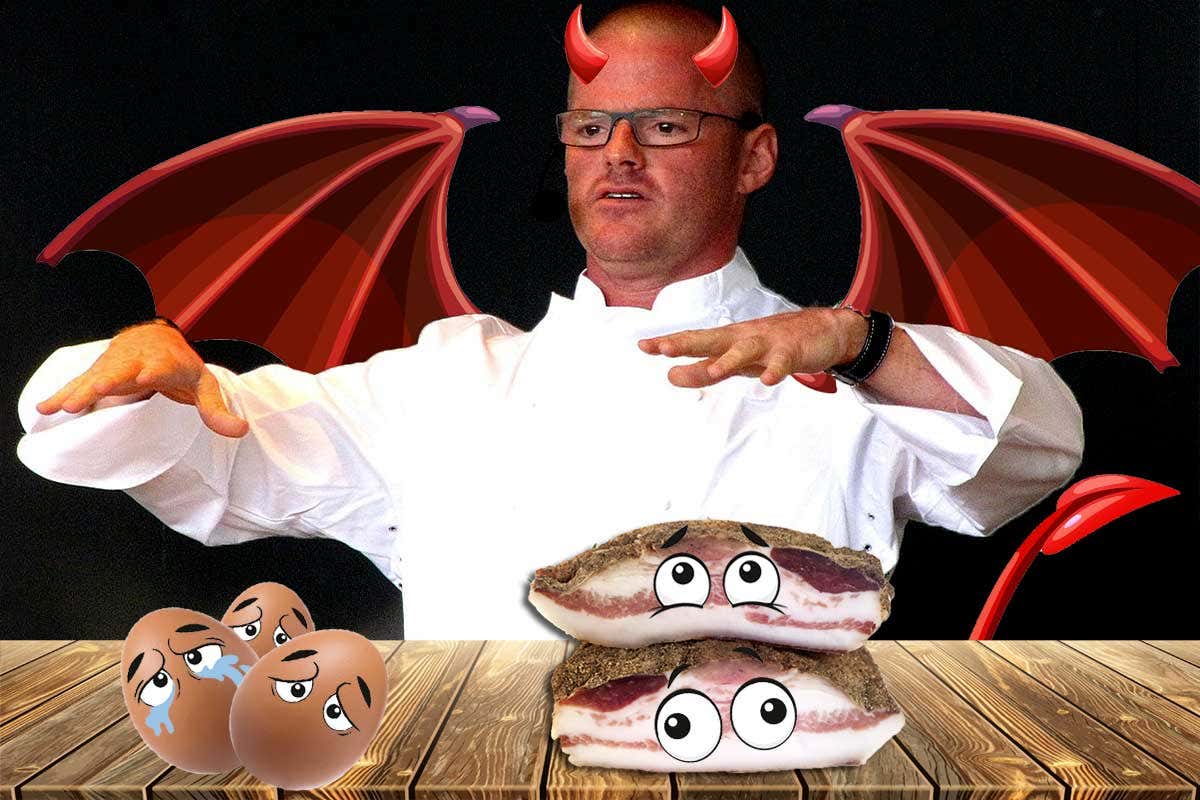 Heston Blumenthal Il diavolo veste Blumenthal... e la divina carbonara inorridisce Heston Blumenthal Il diavolo veste Blumenthal... e la divina carbonara inorridisce
